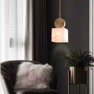 77-50584 SE21-MB-12 CUBICO MARBLE PENDANT 12x23cm G9 220V IP20 2 YEARS WARRANTY HOMELIGHTING