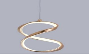 77-50660 SE LED 15 ENNI PENDANT GOLD 18W 3CCT 15x100cm IP20 2 YEARS WARRANTY Δ2 HOMELIGHTING