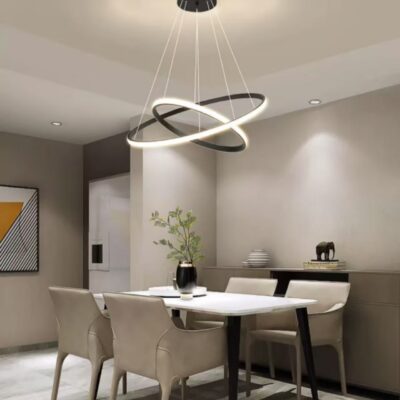 77-50639 SE LED 60 STELINA PENDANT BLACK 60-40cm 47W 3CC IP20 220V 2 YEARS WARRANTY Β2 HOMELIGHTING