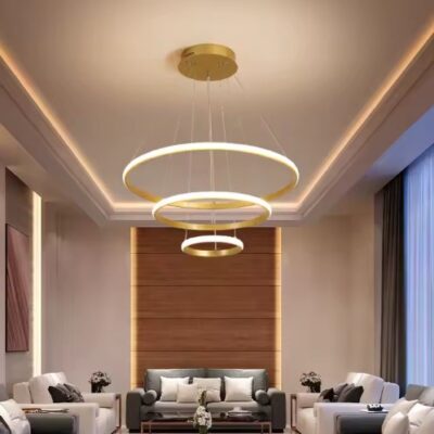 77-50638 SE LED 80 STELINA PENDANT GOLD 80-60-40cm 85W 3CCT IP20 220V 2 YEARS WARRANTY Β2 HOMELIGHTING