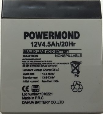 Μπαταρία 12V/ 4.5AH POWERMOND Επαναφορτιζόμενη Μολύβδου