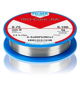 ΚΟΛΛΗΣΗ FELDER 0.75mm 100gr  RA S-Sn60Pb40 με αλοιφη 18600710