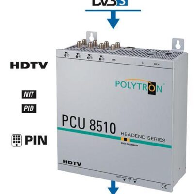 POLYTRON PCU 8510 Compact Headend - 8XDVB-S-S2 ΣΕ DVB - T(2) - DVB - C