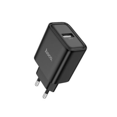 Φορτιστής Ταξιδίου Hoco DC72 River με USB-A 5V 2.1A Μαύρος