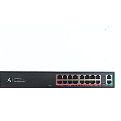 ANGA PS-EG6162B 16 Port 10/100/1000M POE Switch(16+2 Built-in)