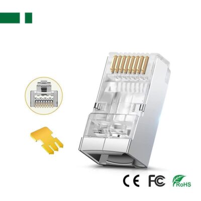 ANGA RJ45 8P8C Διάτρητο φυσάκι  για FTP CAT7 καλώδιο