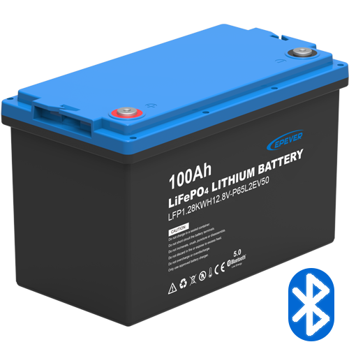 EPEVER EP-LFP12100BL ΜΠΑΤΑΡΙΑ ΛΙΘΙΟΥ ΜΕ BLUETOOTH 1.28KWH 12V EPEVER