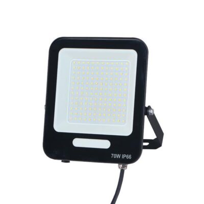 ΠΡΟΒΟΛΕΑΣ LED SMD 70W ΜΑΥΡΟΣ IP66 3000K PLUS