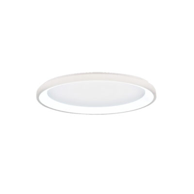Inlight Πλαφονιέρα οροφής LED 28W 3CCT από λευκό μέταλλο και ακρυλικό D:60x5cm (42044-B-White)