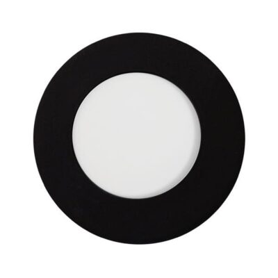 ΦΩΤΙΣΤΙΚΟ ΧΩΝΕΥΤΟ LED SLIM Φ85 3W 6500K ΜΑΥΡΟ PLUS