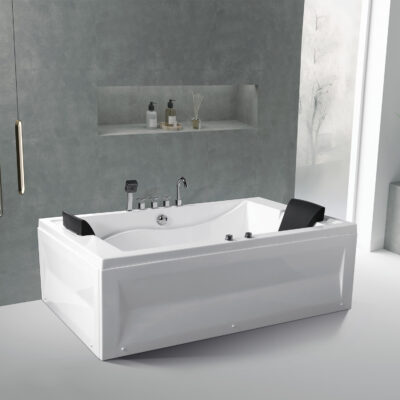 Μπανιέρα με σύστημα υδρομασάζ LILIAN K-1077 KARAG 175x82x62cm