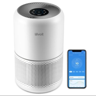 Levoit Core 300S Καθαριστής Αέρα με φίλτρο HEPA, αισθητήρα ποιότητας αέρα και WiFi για χώρους 50m²