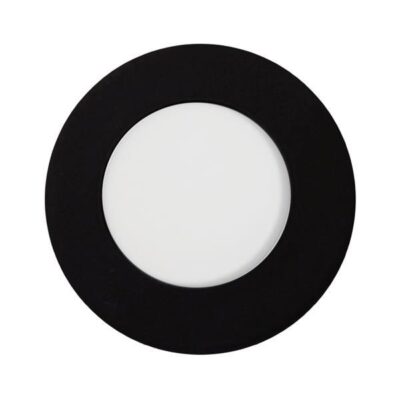 ΦΩΤΙΣΤΙΚΟ ΧΩΝΕΥΤΟ LED SLIM Φ85 3W 3000K ΜΑΥΡΟ PLUS
