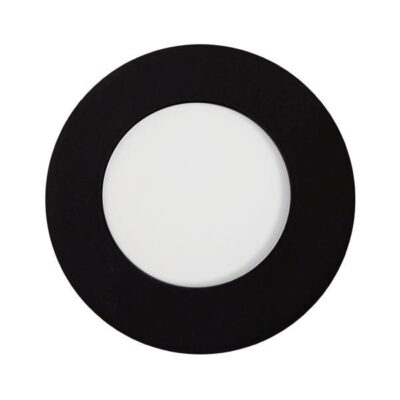 ΦΩΤΙΣΤΙΚΟ ΧΩΝΕΥΤΟ LED SLIM Φ85 3W 4000K ΜΑΥΡΟ PLUS