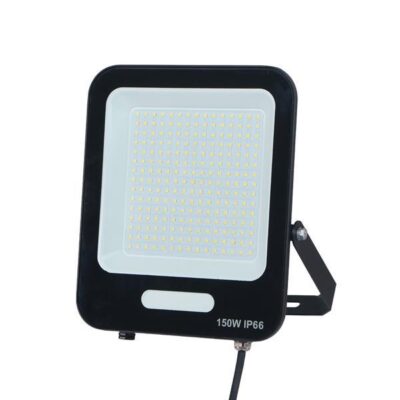 ΠΡΟΒΟΛΕΑΣ LED SMD 150W ΜΑΥΡΟΣ IP66 3000K PLUS