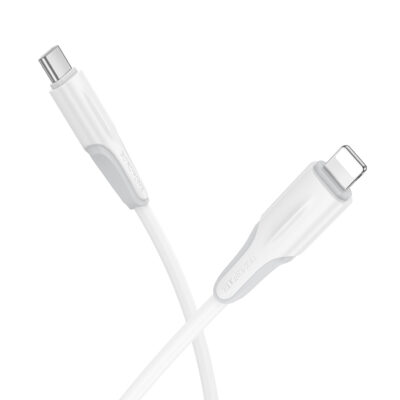 Καλώδιο Borofone BX119 USB-C σε Lightning 27W Λευκό 1m