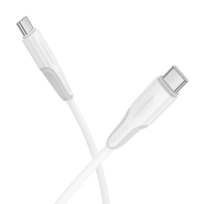 Καλώδιο Borofone BX119 USB-C σε USB-C 60W Λευκό 1m
