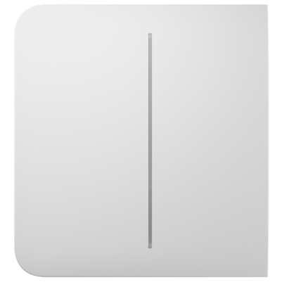 AJAX SYSTEMS - SIDE BUTTON (2-GANG) WHITE