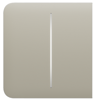 AJAX SYSTEMS - SIDE BUTTON (2-GANG) IVORY