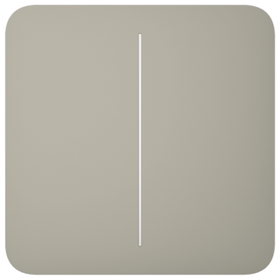 AJAX SYSTEMS - SOLO BUTTON (2-GANG) OLIVE