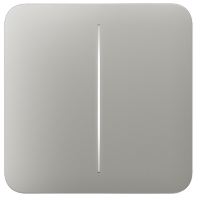 AJAX SYSTEMS - SOLO BUTTON (2-GANG) OYSTER