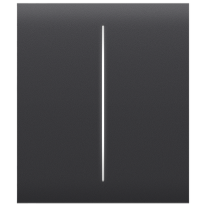 AJAX SYSTEMS - CENTER BUTTON (2-GANG) GRAPHITE