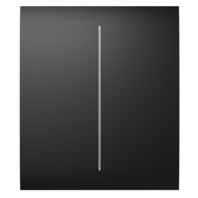 AJAX SYSTEMS -  CENTER BUTTON (2-GANG) BLACK