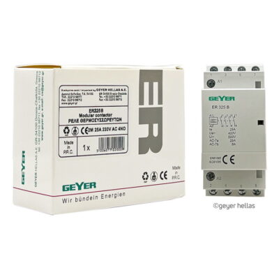 ER325B Ρελέ θερμ/τών 25Α 230V AC 4NO 2.5M GEYER