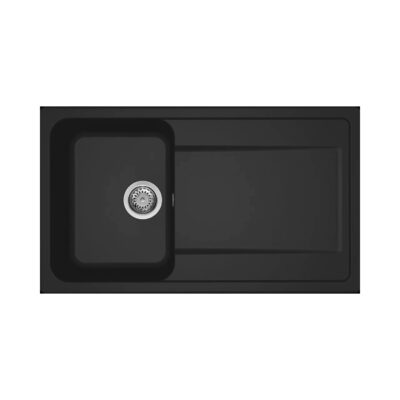 Νεροχύτης κουζίνας LIFE 400 Nero 40 ELLECI 86x50cm