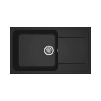 Νεροχύτης κουζίνας LIFE 410 Nero 40 ELLECI 86x50cm