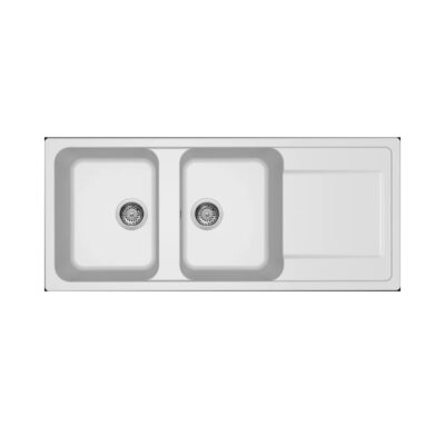 Νεροχύτης κουζίνας LIFE 500 Bianco 68 ELLECI 116x50cm