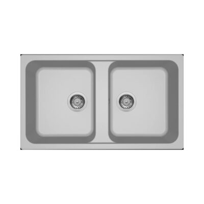 Νεροχύτης κουζίνας LIFE 450 Aluminium 79 ELLECI 86x50cm