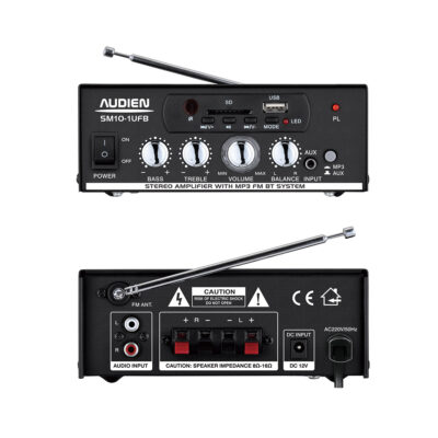 SM10-IUFB   ΕΝΙΣΧΥΤΗΣ Hi-Fi 2x25Wrms 12V/220V