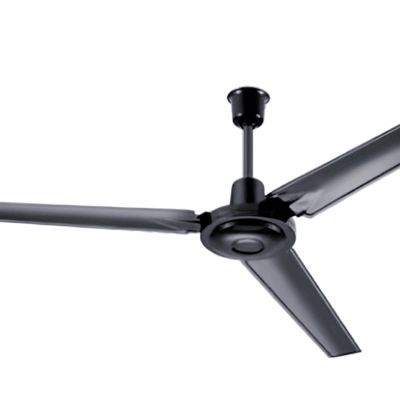 Ανεμ. Οροφής Βιομηχανικός 56'' 75W Μαύρος EVIVAK