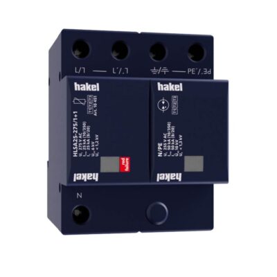 10451 | 10451 | HSLA25-275/1+1 |SPD T1+T2+T3 |ΑΝΤΙΚΕΡΑΥΝΙΚΟ ΠΑΛΜΙΚΟΥ ΡΕΥΜΑΤΟΣ & ΠΡΟΣΤΑΤΕΥΤΙΚΟ ΥΠΕΡΤΑΣΗΣ | Hakel®