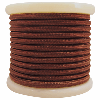EL330014 | EL330014 | Textile Cable 2x0.75mm²- ρολλό 10mt – Kαφέ