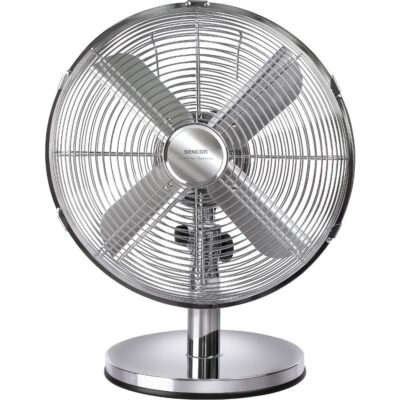 Επιτραπέζιος Ανεμιστήρας Sencor SFE 3040SL 35W Διαμέτρου 30cm με 3 Ταχύτητες και Σώμα απο Χρώμιο