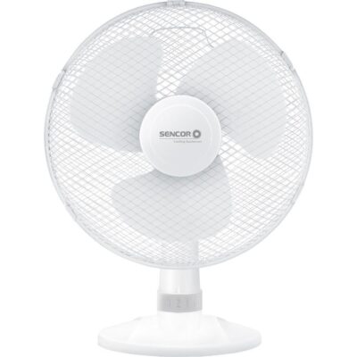 Επιτραπέζιος Ανεμιστήρας Sencor SFE 3027WH-EUE3 40W Διαμέτρου 40cm με 3 Ταχύτητες και Οριζόντια Περιστροφή 90° Λευκός