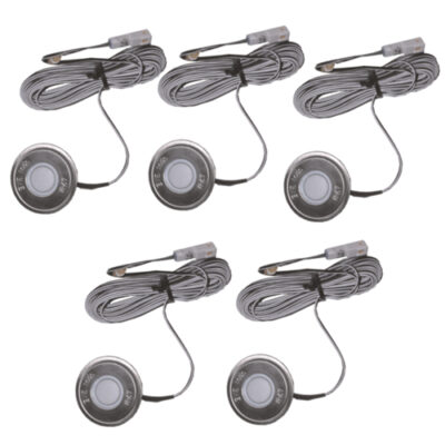 5918 | 5918 | ΕΥΕLED® ΣΕΤ 5ΜΟΝΑΔΕΣ ΣΩΜΑ:INOX-LED:0,3W ΛΕΥΚΟ