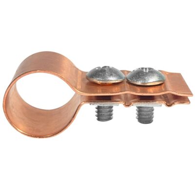 6105 | 6105 | ΚΟΛΛΑΡΟ ΓΕΙΩΣΕΩΣ Ν°16 ως 22mm -2βίδες Cu - Για σωλήνες φυσικού αερίου √