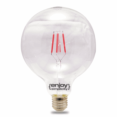 EL821255 | EL821255 | DreamLED Fillament Coloured G125|4W E27|KOKKINO|{enjoysimplicity}™