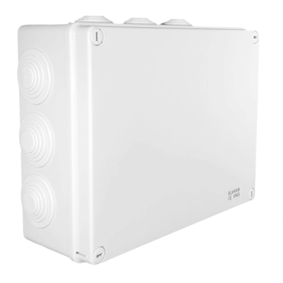 AS3 | AS3 | ΕΞΩΤ/ΚΟ ELBOX™ 190x140xh70mm IP65 ΠΡΕΣ/ΤΟ/10*Φ37mm
