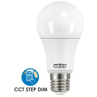 EL101101 | EL101101 | SmartLED A60 CCT ON-OFF 3stepsDIM2700-4000-6500k|8.6W(>60W)Ε27|806lm|{enjoysimplicity}™