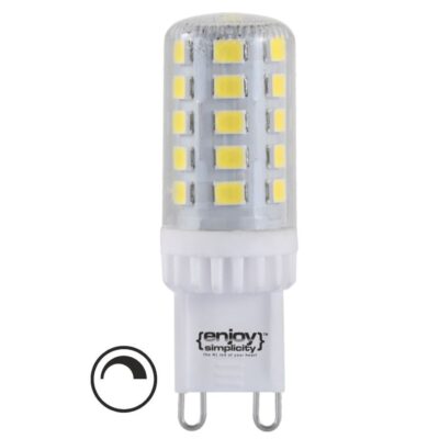 EL109373 | EL109373 | LED G9 DIM|5W(>50W)|3000k|400lm|{enjoysimplicity}™