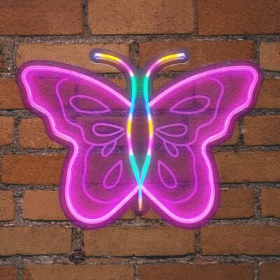 EL131320 | EL131320|NEON LED STRIPS BUTTERFLY neon@backboard|USB ΚΑΛΩΔΙΟ 1mt|5V|610x15x430|{enjoysimplicity}™