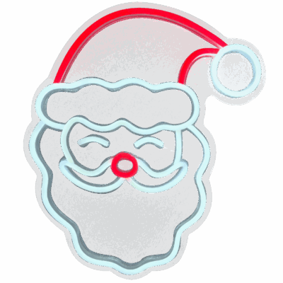 EL131503 | EL131503 | X-MAS SANTA NEON LED STRIP EΠΙΤΟΙΧΟ ΓΙΑ USB 5V-10W-2A|360x15x400|{enjoysimplicity}™