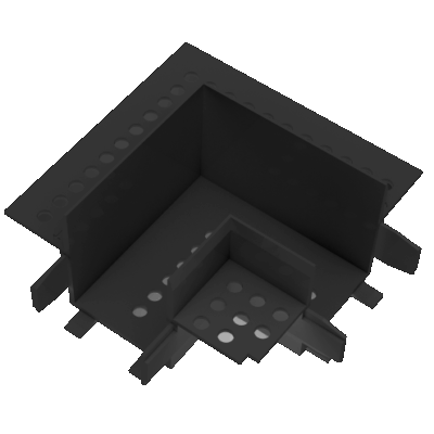 EL189506 | EL189506 | ΧΩΝΕΥΤΗ ΕΞΩΤΕΡΙΚΗ ΓΩΝΙΑ 90°|78x78mm|ΜΑΥΡΟ|{enjoySimplicity}™