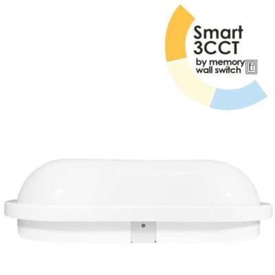 EL190623 | EL190623 | LED CΑRETTA™ 20W SMART 3CCT 3000K-4000K-6500K IP65|1600lm|160x145xh77mm|WHITE {enjoysimplicity}™
