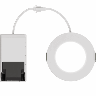 EL191011 | EL191011 | LED DownLight 110⁰ White IP65|4.2W|4000k|480lm|Φ85xh29|+Driver|{enjoysimplicity}™