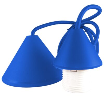 EL329206 | EL329206 | ΣΕΤ PVC V+V ΡΟΖΕΤΑ ΜΕ ΚΑΛΩΔΙΟ 1mt 2x0.75mm² & NTOYI E27 ΜΠΛΕ